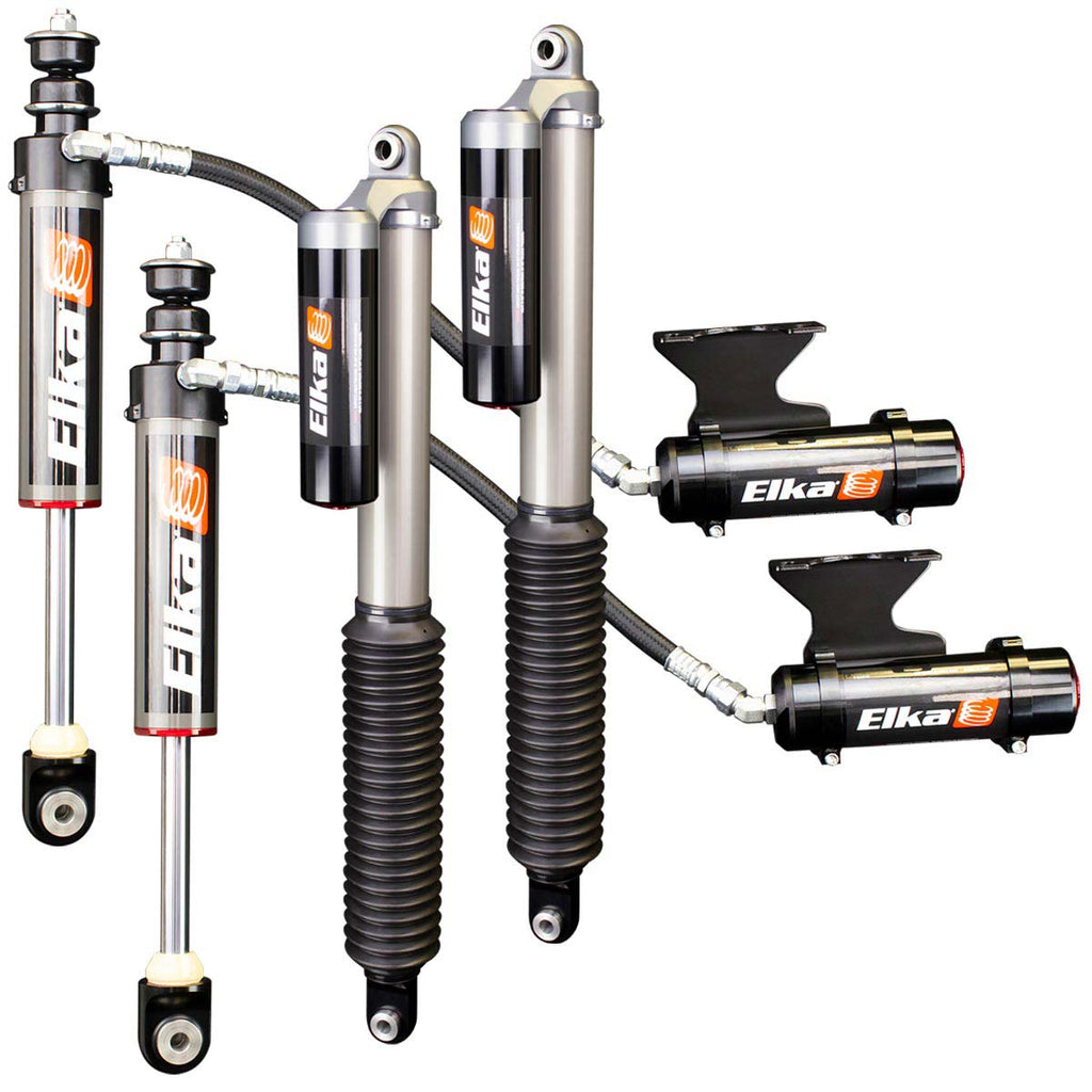 17-19 F250 Elka 2.5 RESERVOIR FRONT & REAR SHOCKS KIT 90082 - Cali Raised Offroad